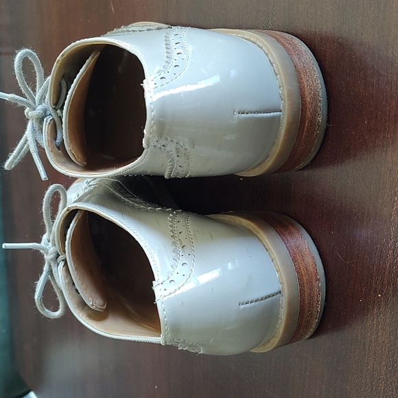 Franco Sarto Grey Patent Oxford Size 38/8 - Picture 6 of 9